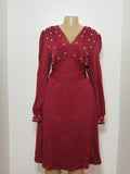 Bidded Top flared Dress