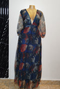 Flowered Chiffon dress